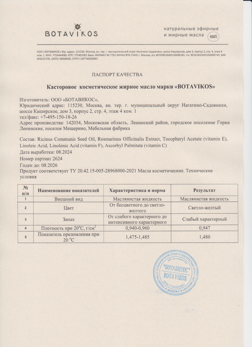 Паспорт №082024
